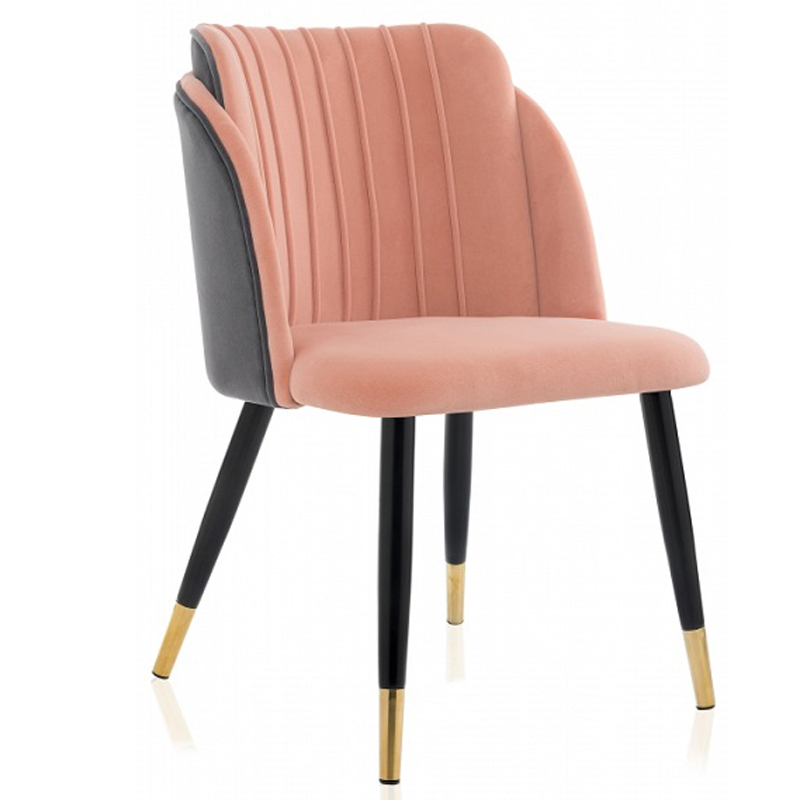 Стул Alester Chair pink Розовый (Rose) Серый (Gray) в Санкт-петербурге | Loft Concept 