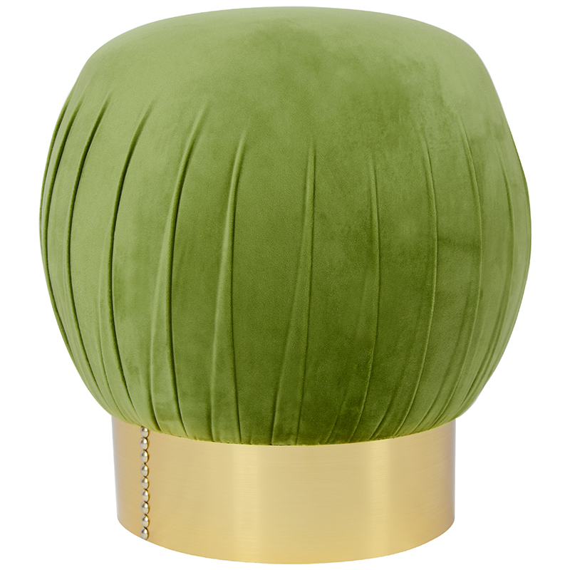 Оттоманка Art Deco Turban green Золотой Зеленый смок в Санкт-петербурге | Loft Concept 