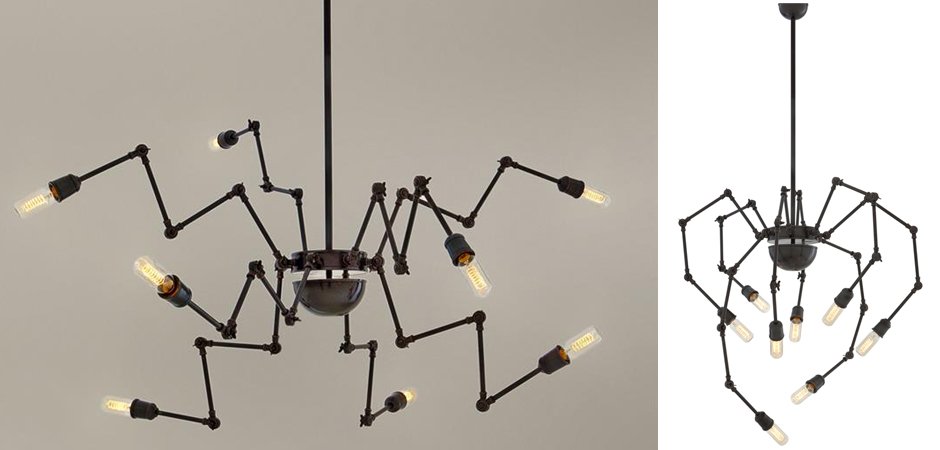 Люстра Eichholtz Ceiling Lamp Spider - Loft-Concept в Санкт-петербурге