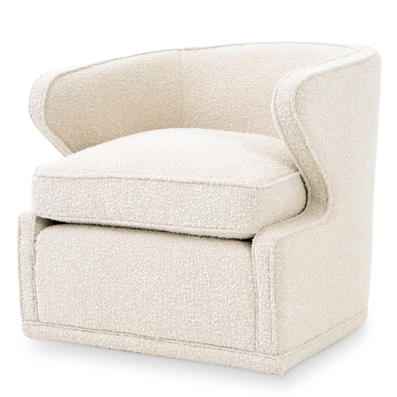 Кресло Eichholtz Chair Dorset Boucle cream Кремовый в Санкт-петербурге | Loft Concept 