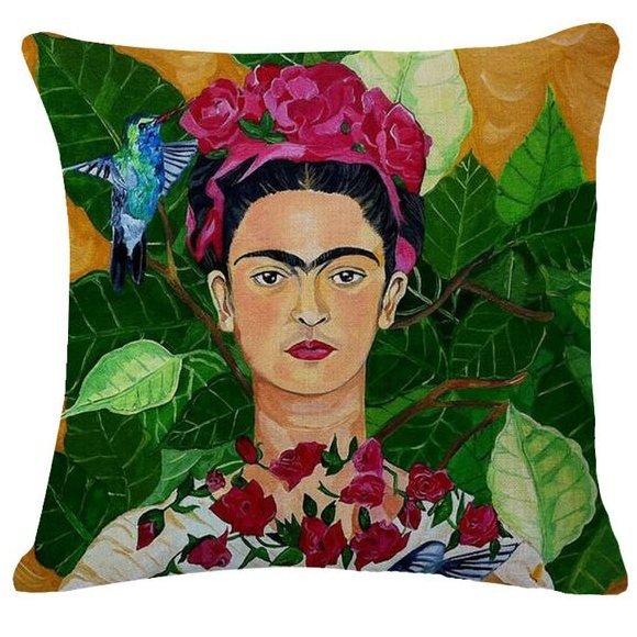 Декоративная подушка Frida Kahlo 4  в Санкт-петербурге | Loft Concept 