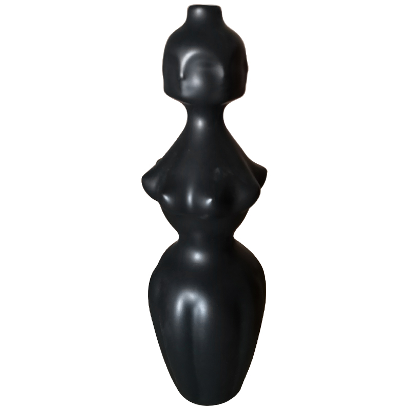 Декоративная ваза OLYMPIA VASE Black Vase Черный в Санкт-петербурге | Loft Concept 