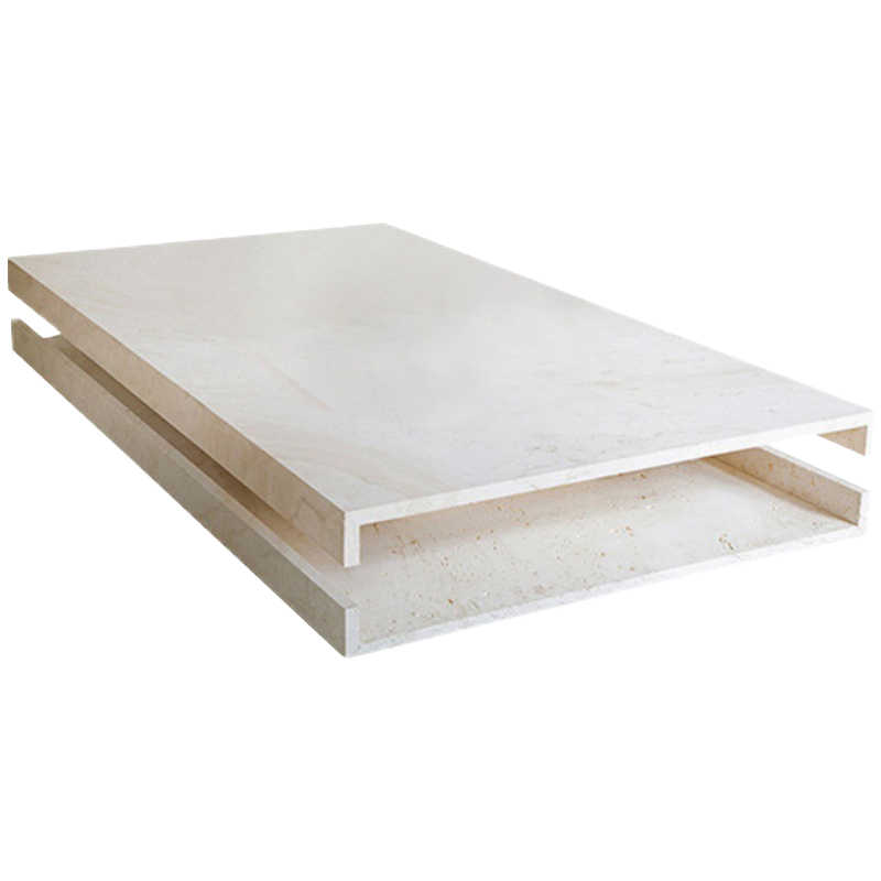 Кофейный стол Allen Travertine Coffee Table Бежевый в Санкт-петербурге | Loft Concept 