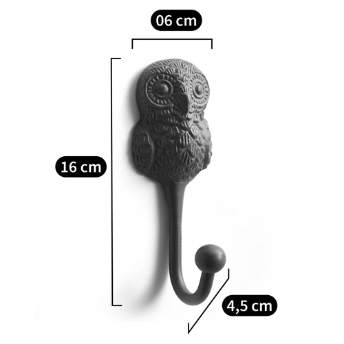 Настенный крючок в виде совы Owl Wall Hook Blue в Санкт-петербурге