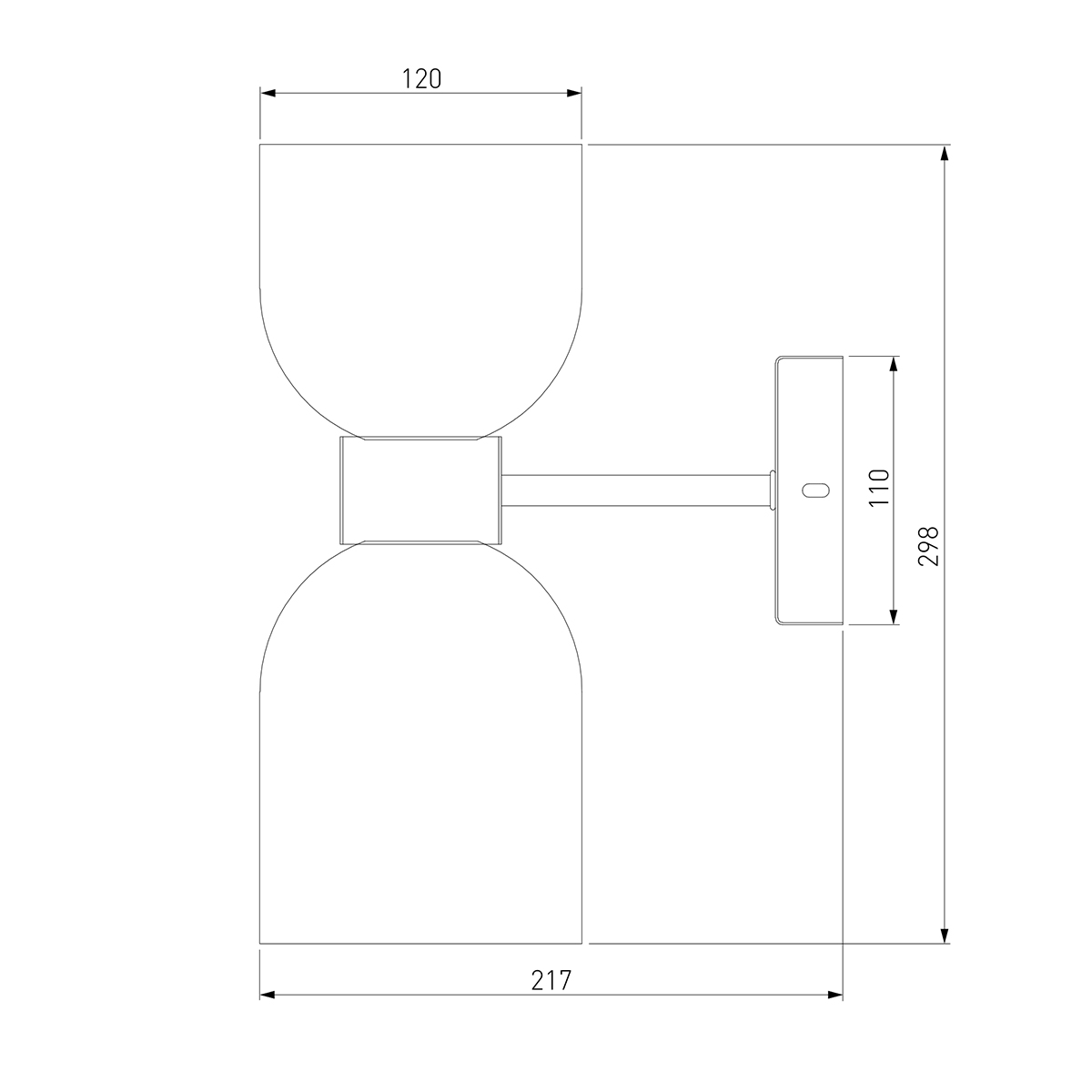 Бра Light maker studio Sconce white and smok brass в Санкт-петербурге