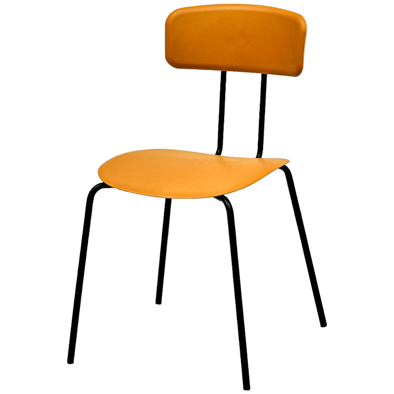 Стул Tyler Loft Stool Orange Оранжевый Черный в Санкт-петербурге | Loft Concept 