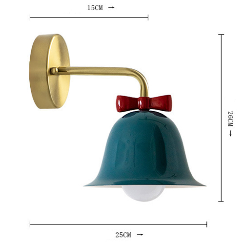 Бра Колокольчик Bell with Bow Deep Blue Wall Lamp Темно-синий в Санкт-петербурге