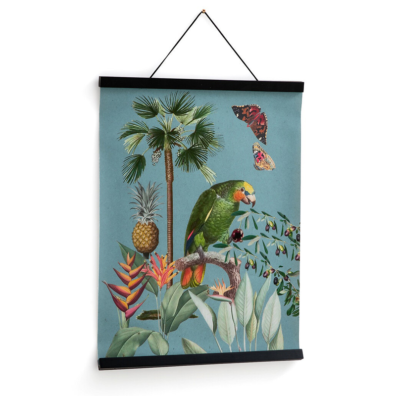 Постер Poster of Plants & Birds попугай Мульти в Санкт-петербурге | Loft Concept 