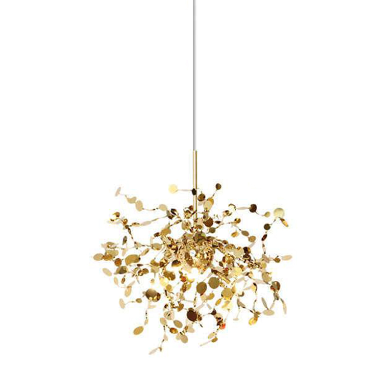 Люстра Terzani Argent Suspension Gold Pendant lamp 50 Золотой в Санкт-петербурге | Loft Concept 