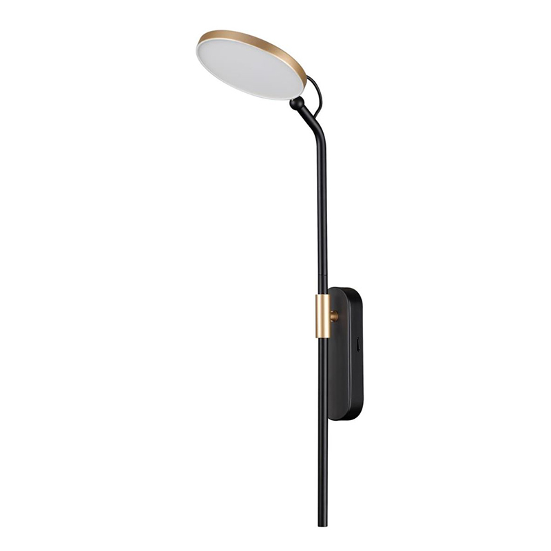 Бра Maxine Light Wall lamp Lantern Black Gold Черный Белый Золотой в Санкт-петербурге | Loft Concept 