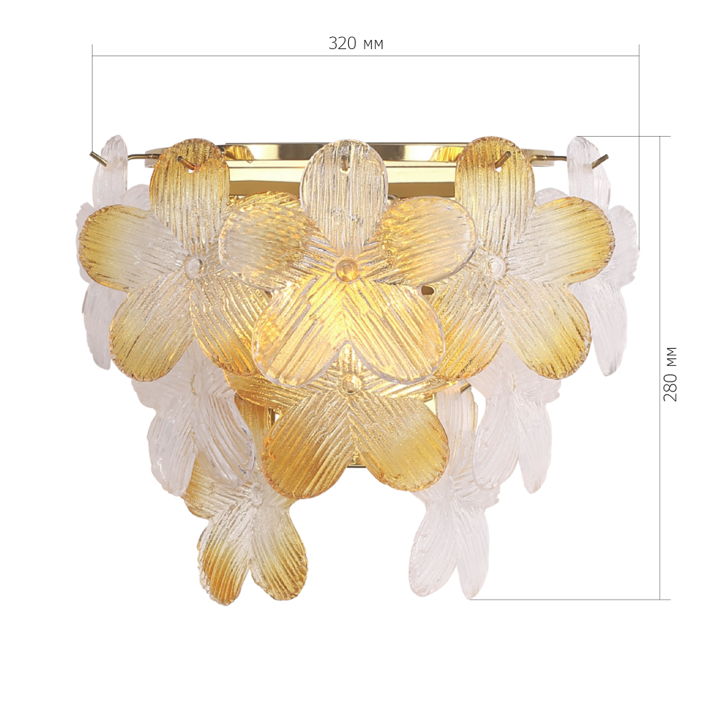 Бра с цветочными мотивами Light Floral Glow в Санкт-петербурге