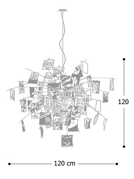 Светильник Zettel Z 5 Ingo Maurer text в Санкт-петербурге