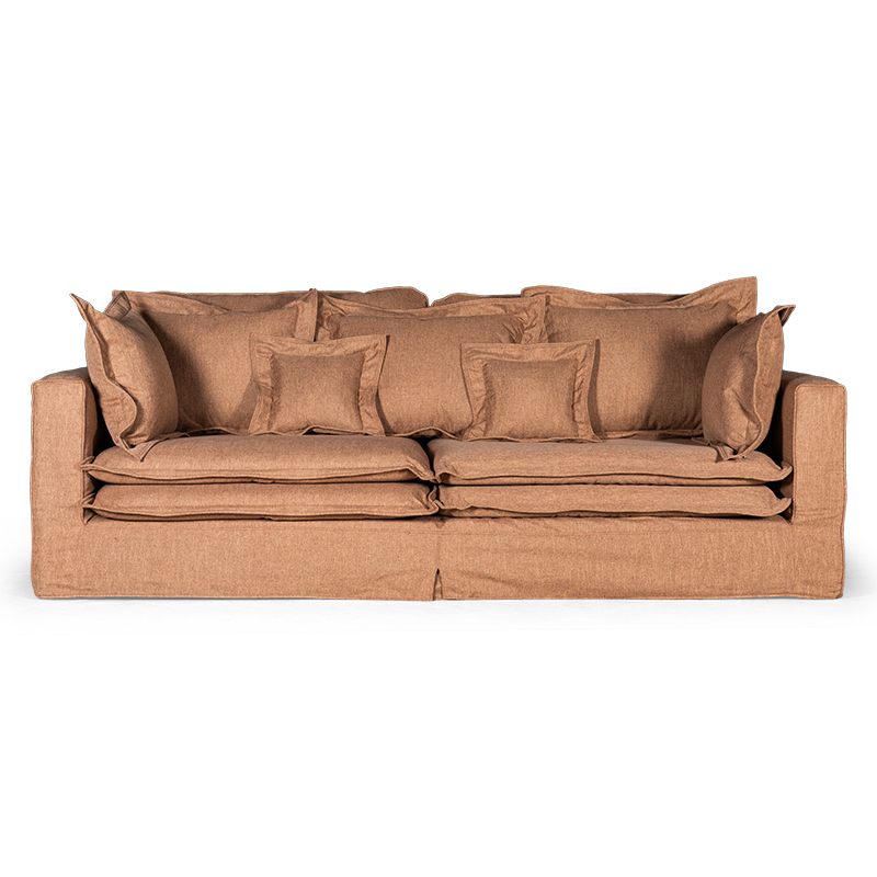 Диван Evelyn Textile Brown Sofa Коричневый в Санкт-петербурге | Loft Concept 