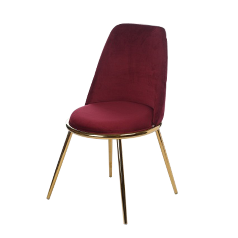 Стул Chairs Velvet Crimson Малиновый (Crimson) Золотой в Санкт-петербурге | Loft Concept 