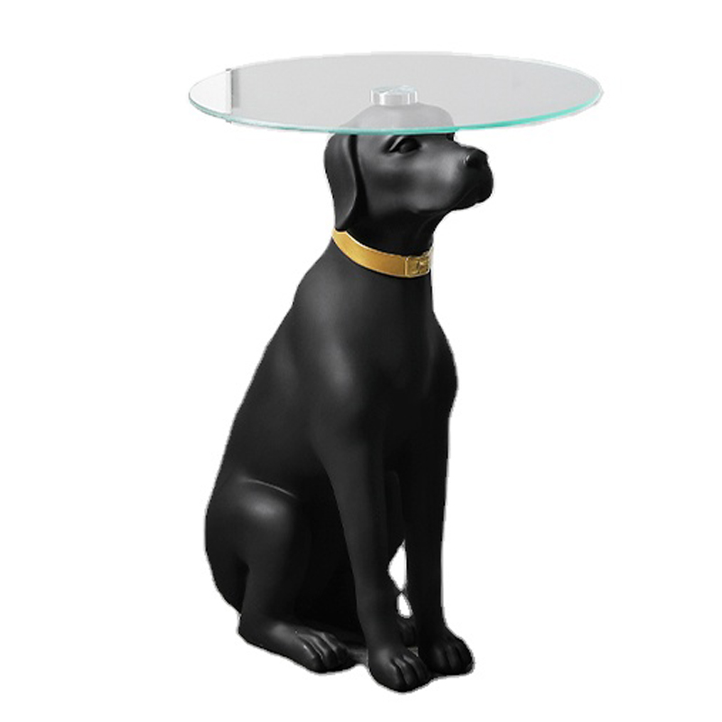 Приставной стол Black Dog Table Черный в Санкт-петербурге | Loft Concept 