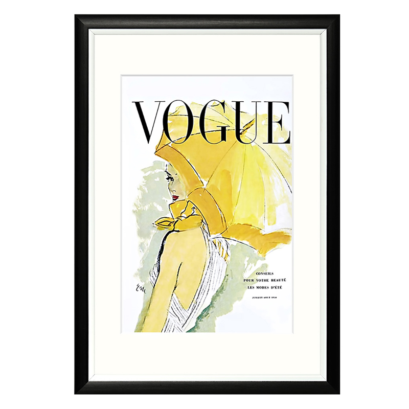 Постер Vogue July-August 1950 Мульти в Санкт-петербурге | Loft Concept 