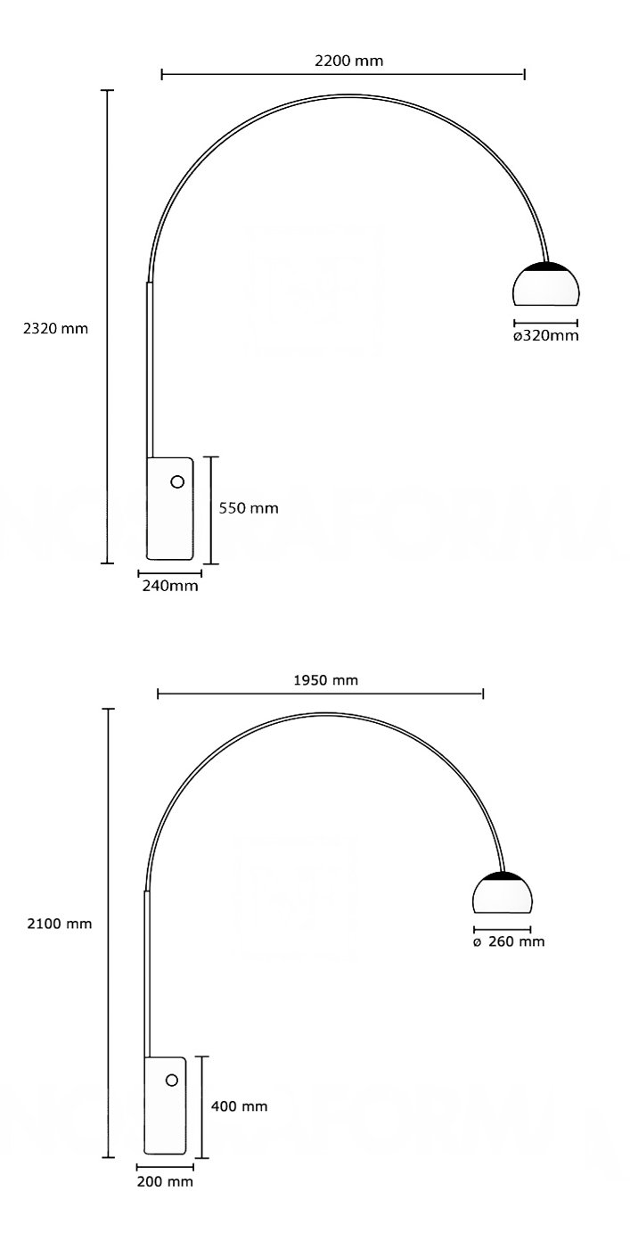 Торшер Flos Arco в Санкт-петербурге