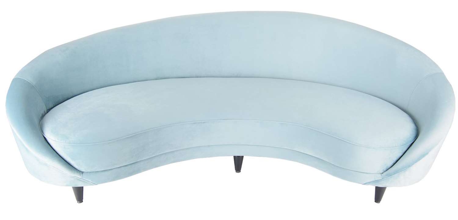 Диван Paulet Light Blue Sofa - фото №1