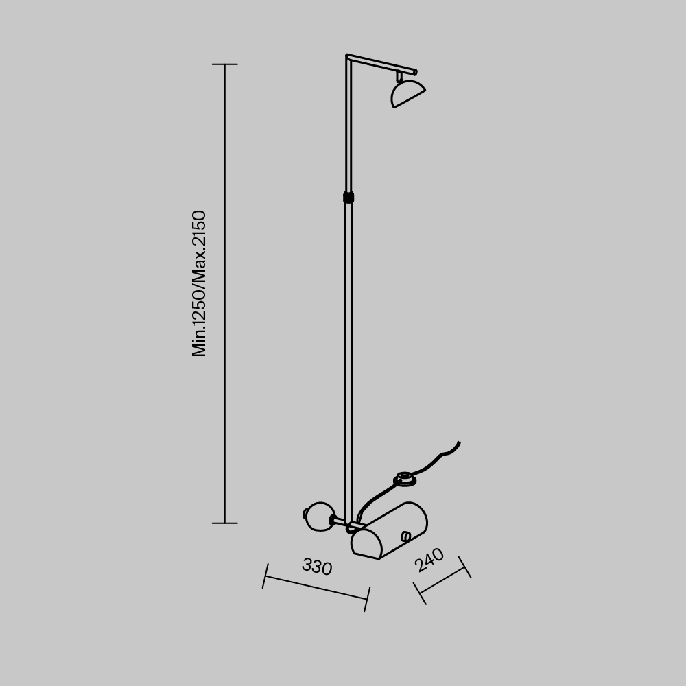 Напольный светильник Pikant 3000К 13Вт в Санкт-петербурге