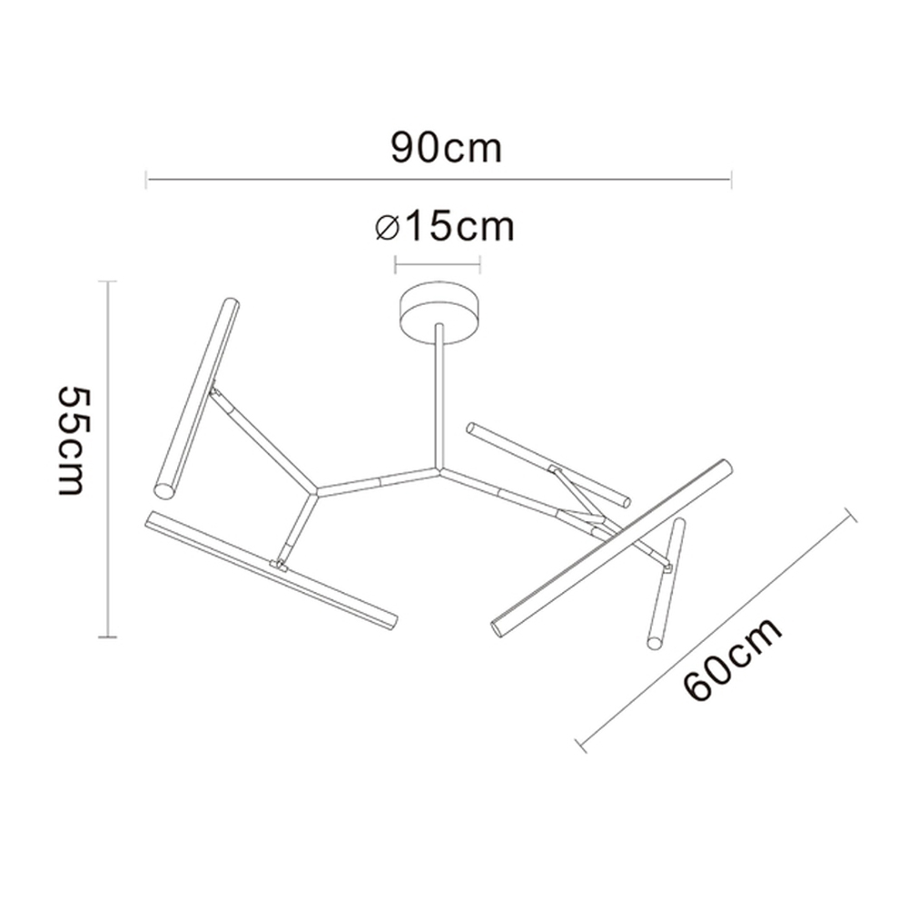 Люстра на штанге Geometry в Санкт-петербурге