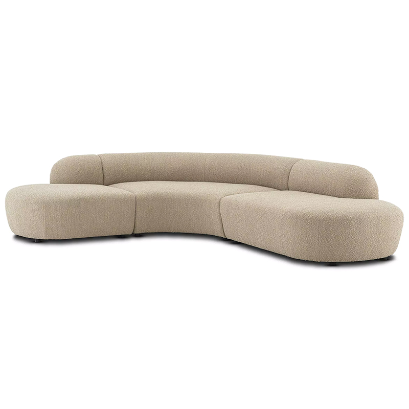 Диван Eichholtz Sofa Bjorn Boucle Sand Песочный в Санкт-петербурге | Loft Concept 