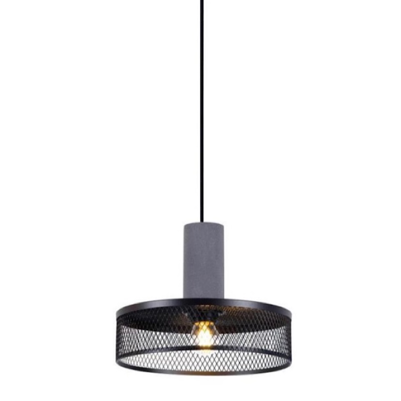 Подвесной светильник Loft Black Riveted Mesh Lighting Серый Черный матовый в Санкт-петербурге | Loft Concept 