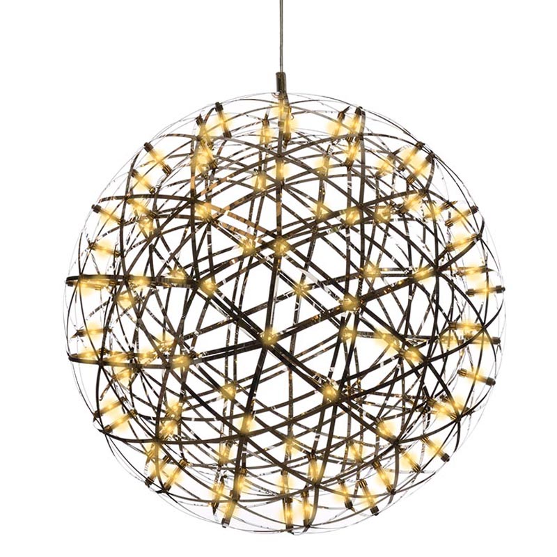 Люстра Moooi 3D Sphere Yellow lamp M Хром в Санкт-петербурге | Loft Concept 