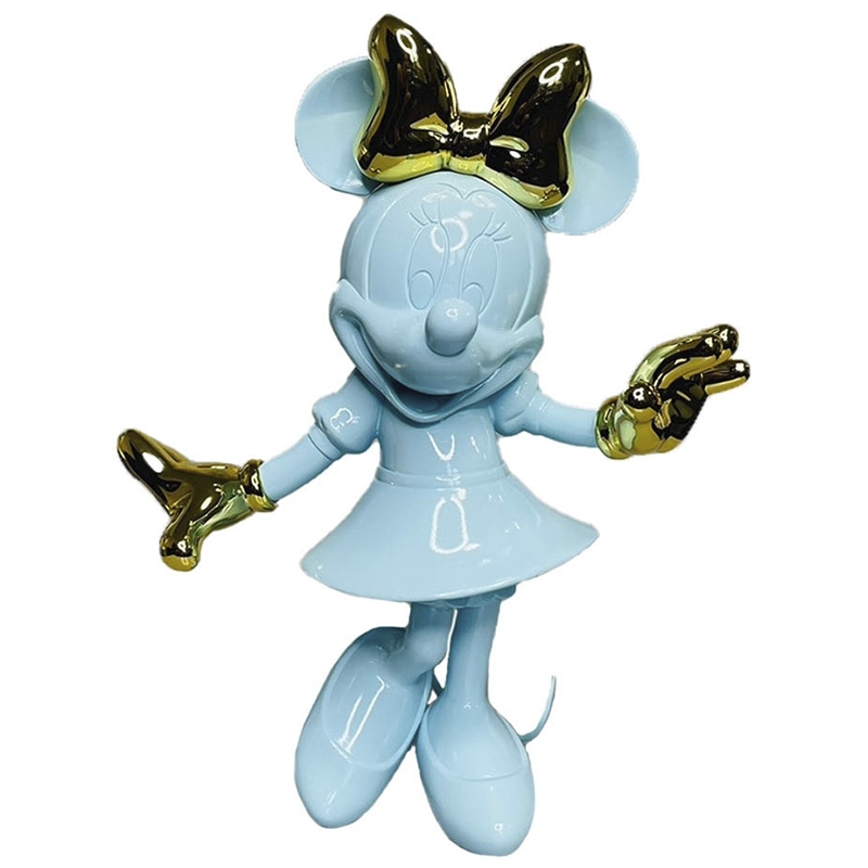 Статуэтка Минни Маус голубого цвета Minnie Mouse Blue Figurine  Голубой в Санкт-петербурге | Loft Concept 