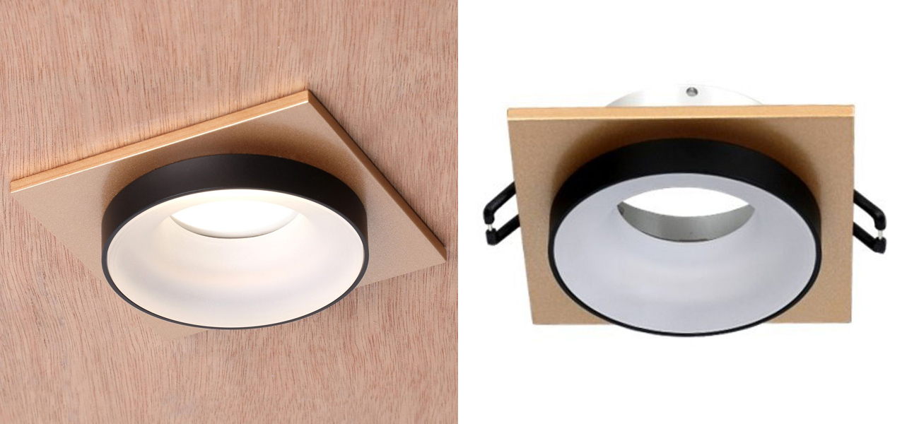 Встраиваемый спот Gold Formato - фото