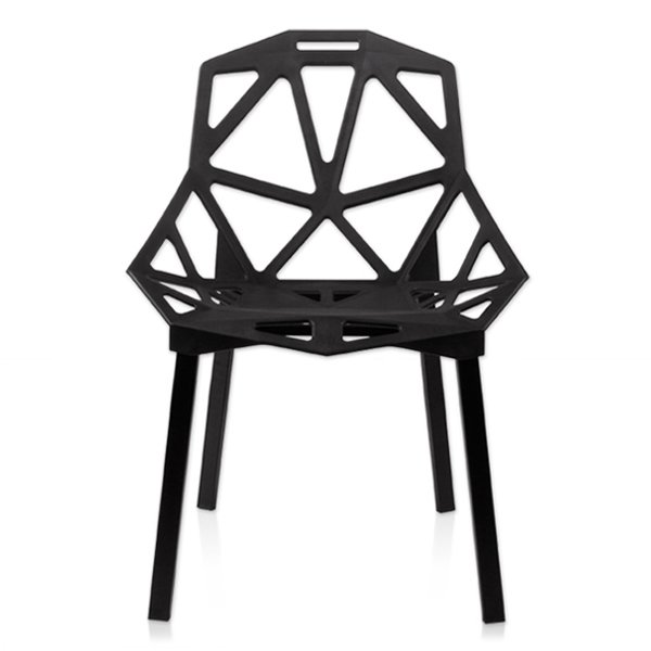 Дизайнерский стул CHAIR ONE black Черный матовый в Санкт-петербурге | Loft Concept 