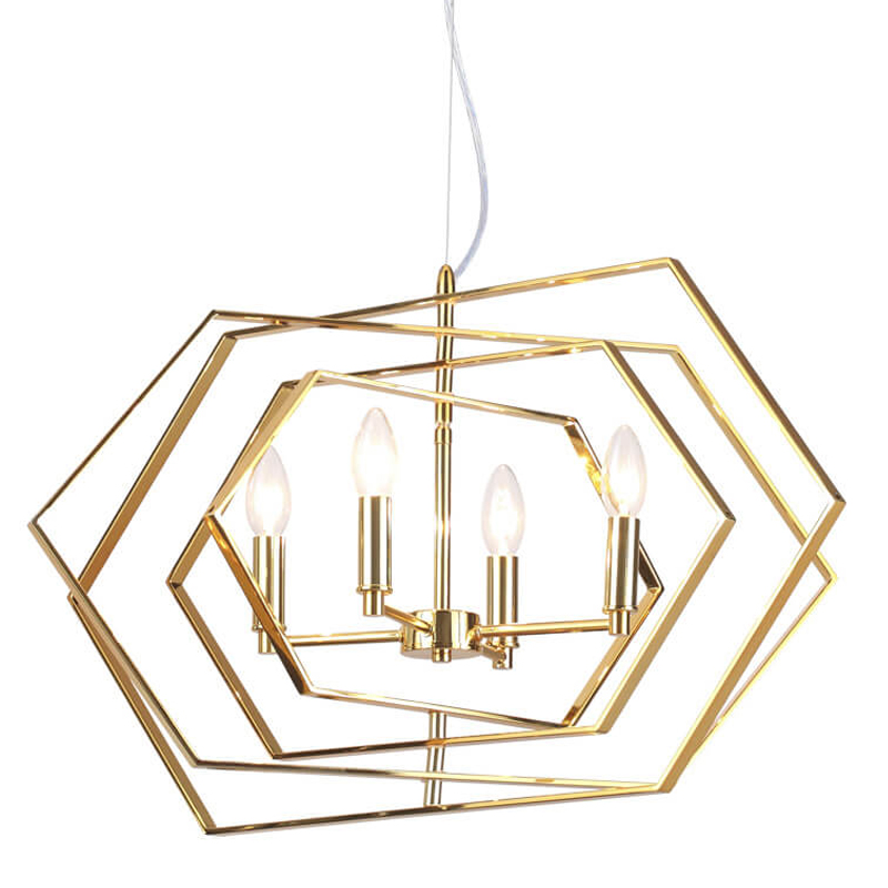 Люстра Damaris Chandelier gold Глянцевое золото в Санкт-петербурге | Loft Concept 