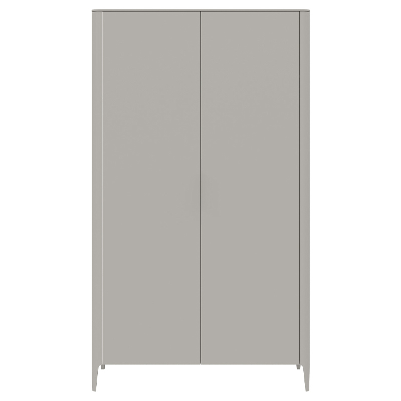 Шкаф двухстворчатый серо-бежевый Type Бежево-серый в Санкт-петербурге | Loft Concept 