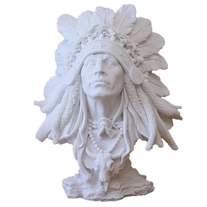 Native american indian figurine A Белый в Санкт-петербурге | Loft Concept 