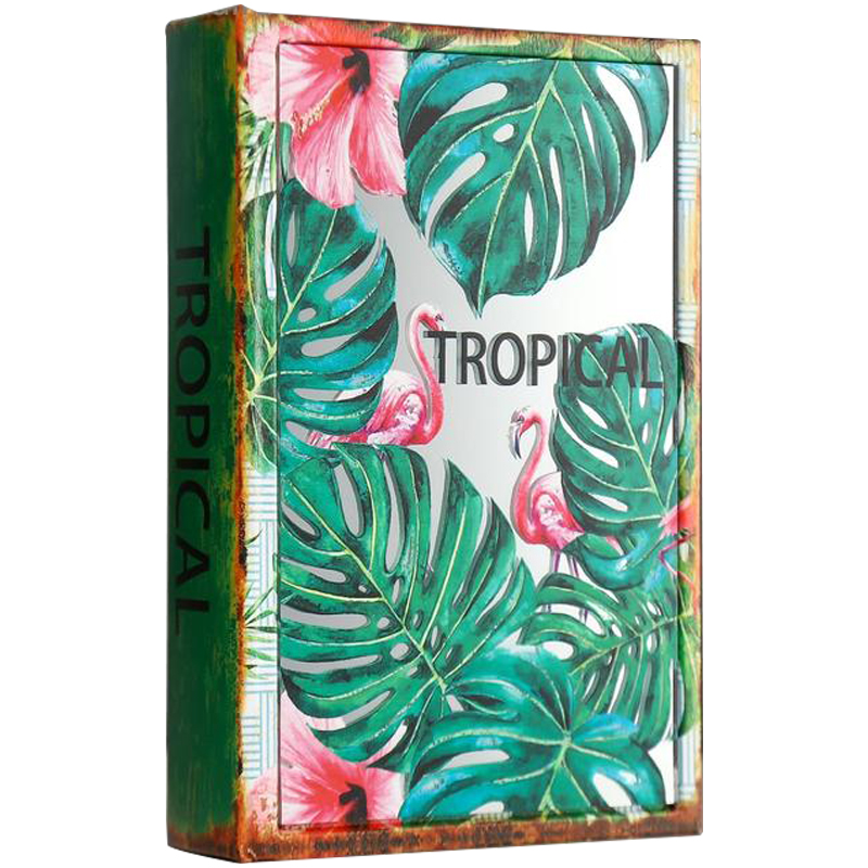 Шкатулка-книга Tropical Flamingos Mirror Book Box Мульти в Санкт-петербурге | Loft Concept 