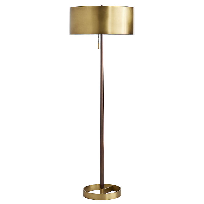 Торшер Arteriors VIOLETTA FLOOR LAMP Латунь в Санкт-петербурге | Loft Concept 