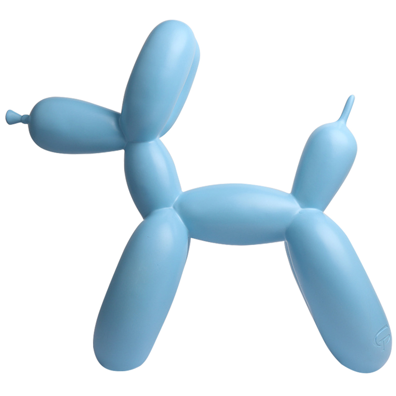 Статуэтка Jeff Koons Balloon Dog Matte Blue Голубой в Санкт-петербурге | Loft Concept 