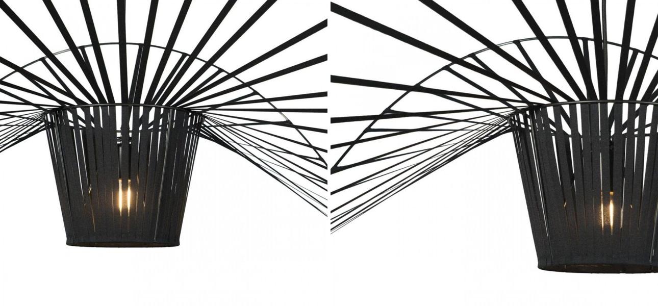 Светильник подвесной Friture Vertigo Pendant Black диаметр 100 - фото №1