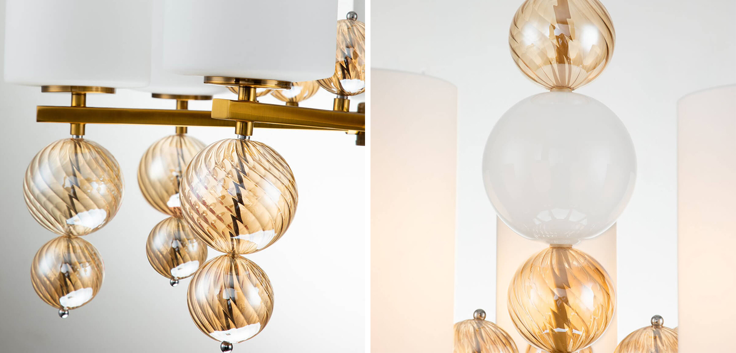 Люстра Blown Glass Balloons Chandelier 7 - фото №2