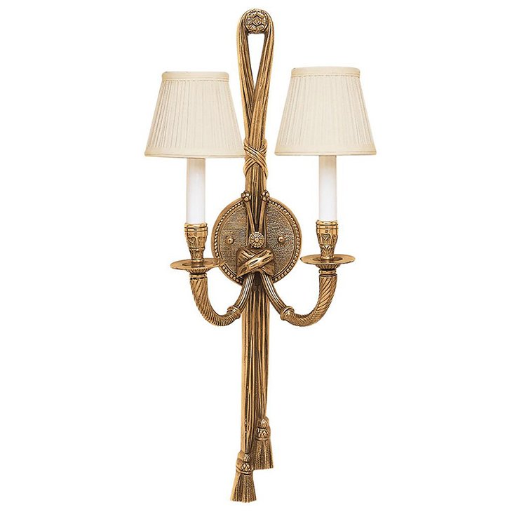 Бра 5538 PERTH SCONCE Antiqued solid brass Латунь Черный Белый в Санкт-петербурге | Loft Concept 