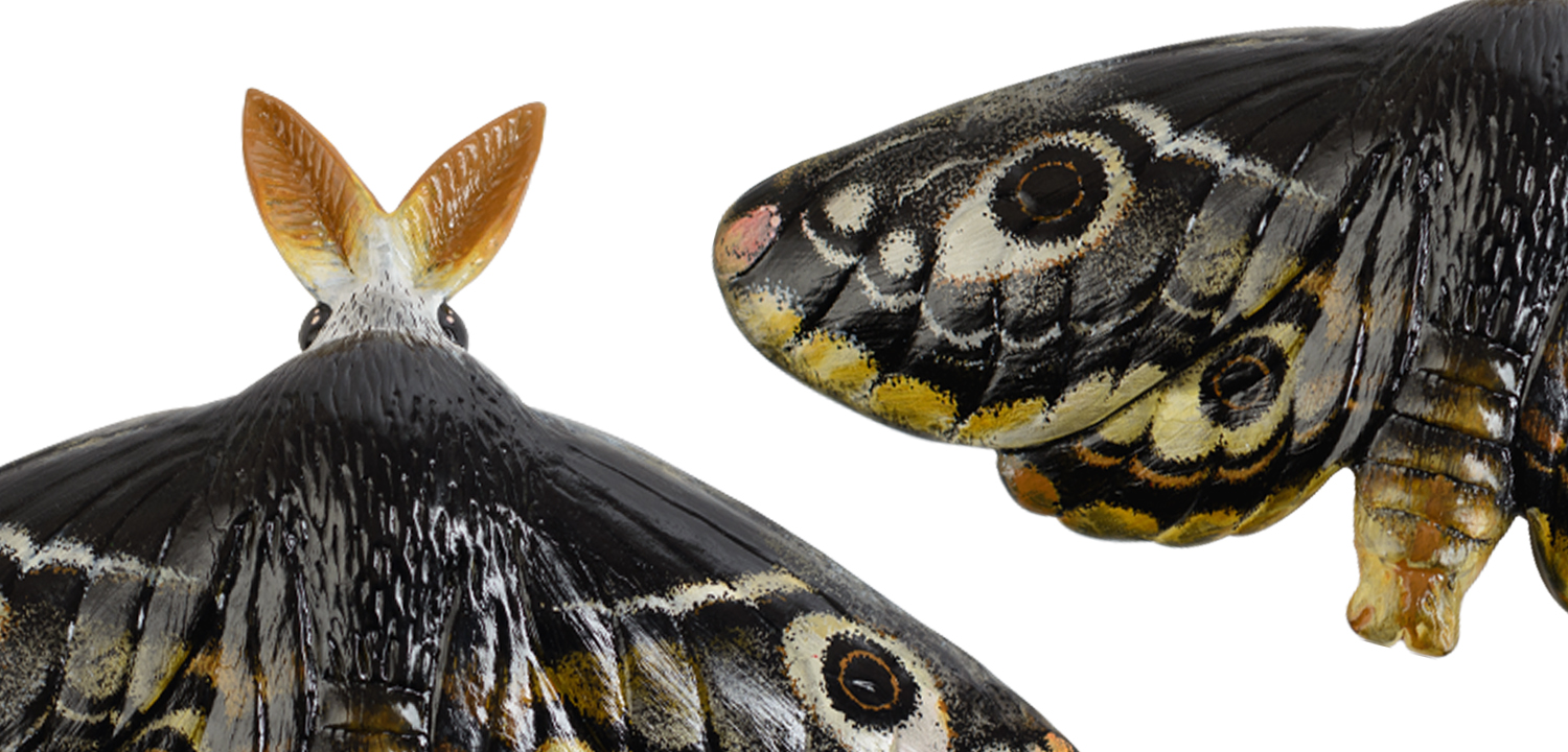 Аксессуар на стену Большой серый мотылёк - фото