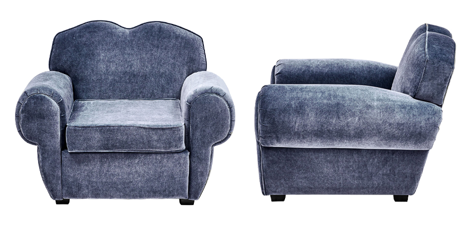 Кресло Braganza Chair Dusty Blueberry Кресло Braganza Chair Dusty Blueberry - Loft-Concept в Санкт-петербурге