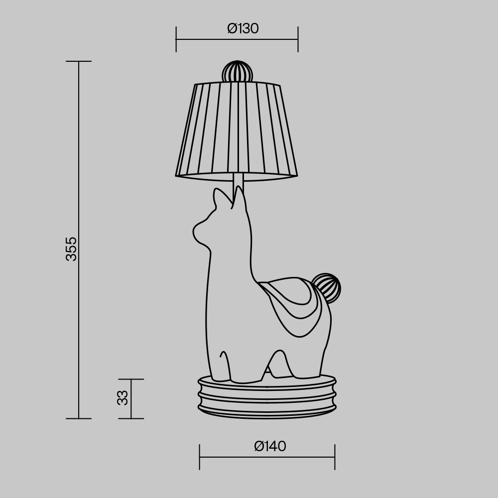 Настольный светильник Senor Alpaca 3000К 7Вт в Санкт-петербурге