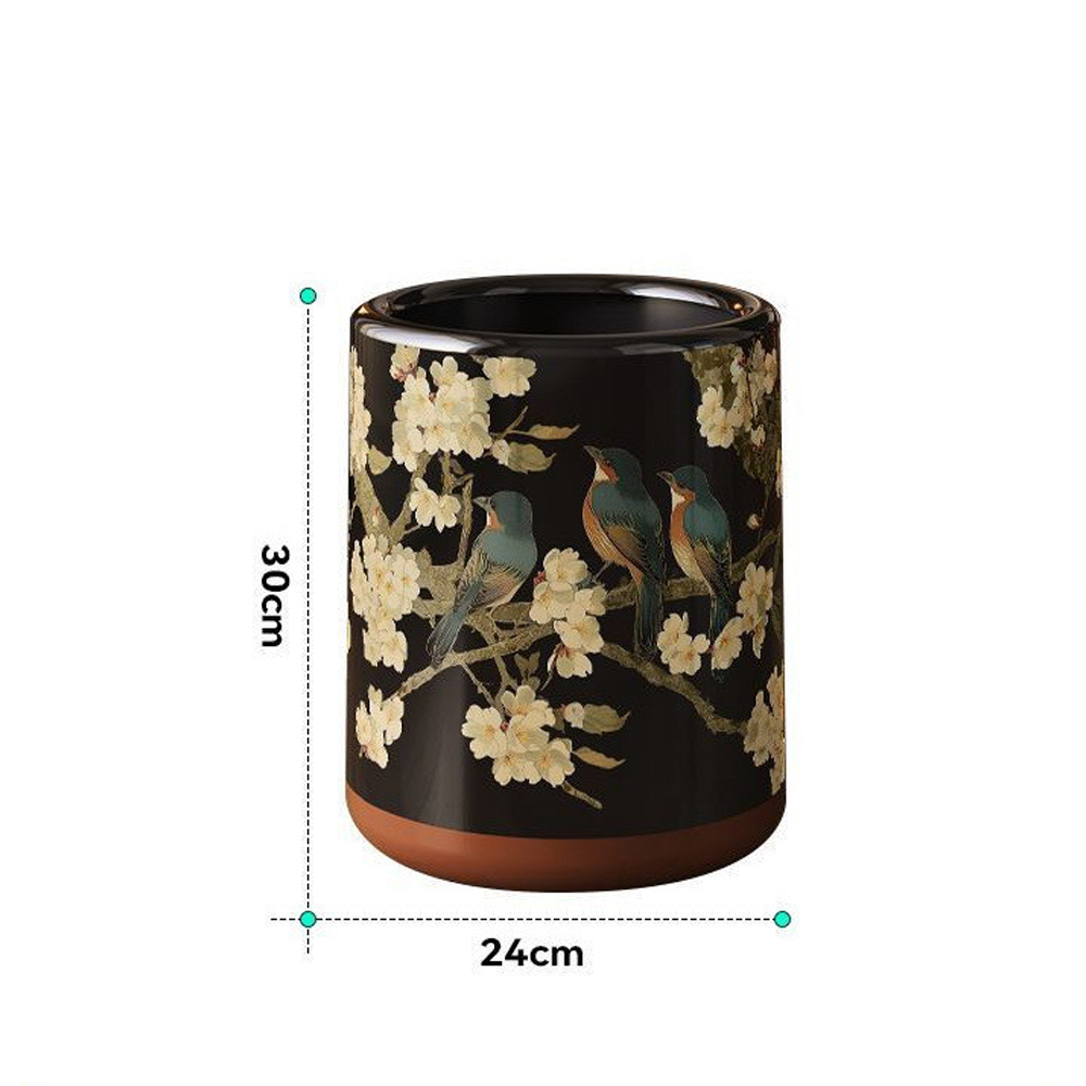 Мусорное ведро в китайском стиле Flower Trash Can Мусорное ведро в китайском стиле Flower Trash Can в Санкт-петербурге