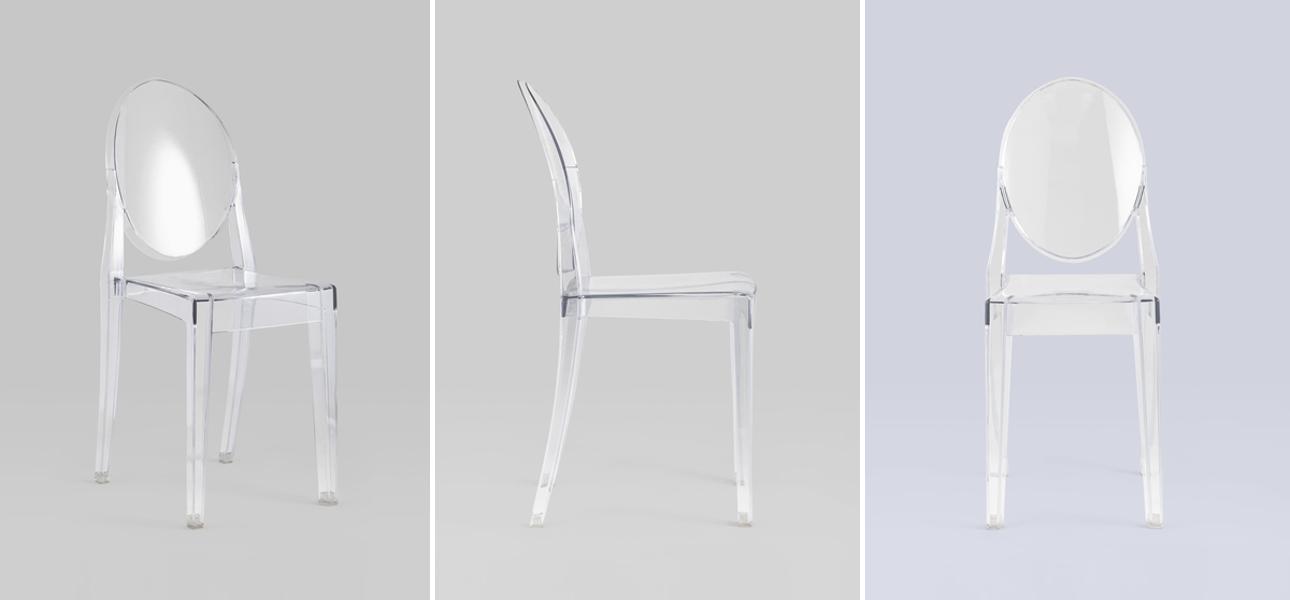 Стул Louis Ghost Chair Philippe Starck - фото