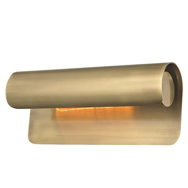 Бра Hudson Valley 1513-AGB Accord 1 Light Wall Sconce In Aged Brass Латунь в Санкт-петербурге | Loft Concept 