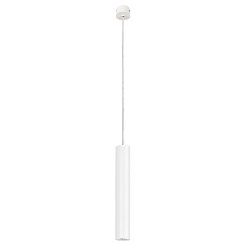 Подвесной светильник Luis Trumpet Tube White Lamp 40 Белый в Санкт-петербурге | Loft Concept 