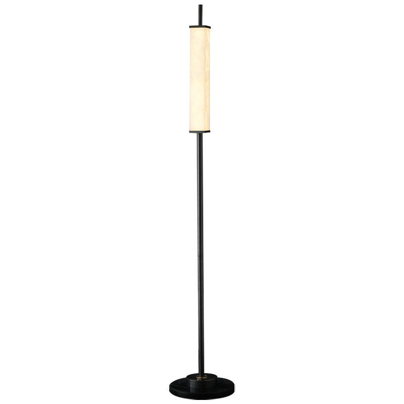 Торшер Gaelle Modern Marble Floor Lamp Белый Мрамор Bianco Темная медь Черный в Санкт-петербурге | Loft Concept 