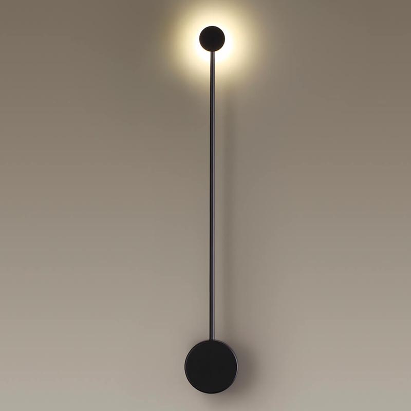 Бра Pin Wall Light Black 70 Черный в Санкт-петербурге | Loft Concept 