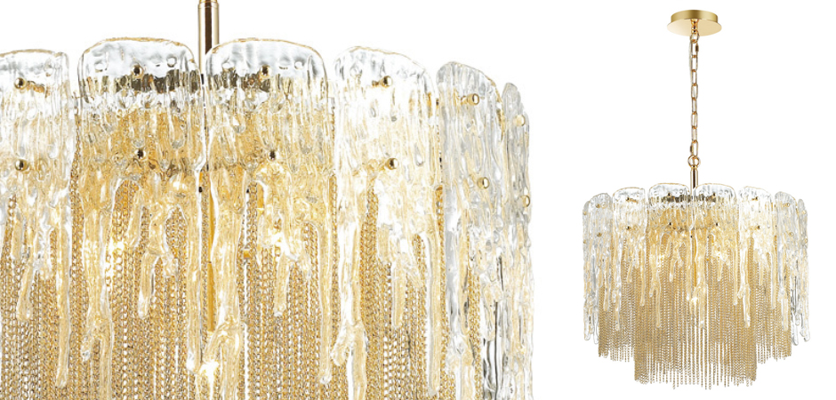 Люстра Ice and Gold Chains - Loft-Concept в Санкт-петербурге