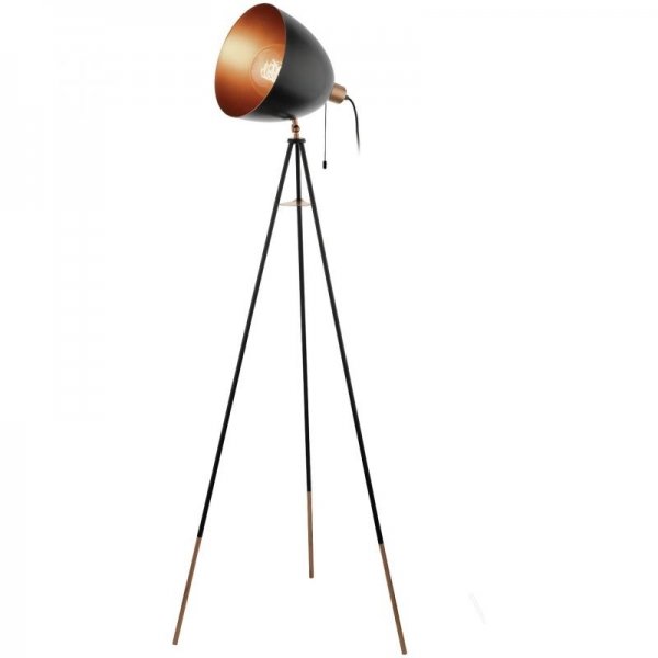 Напольный светильник Scopus Floor Lamp Черный Медь в Санкт-петербурге | Loft Concept 